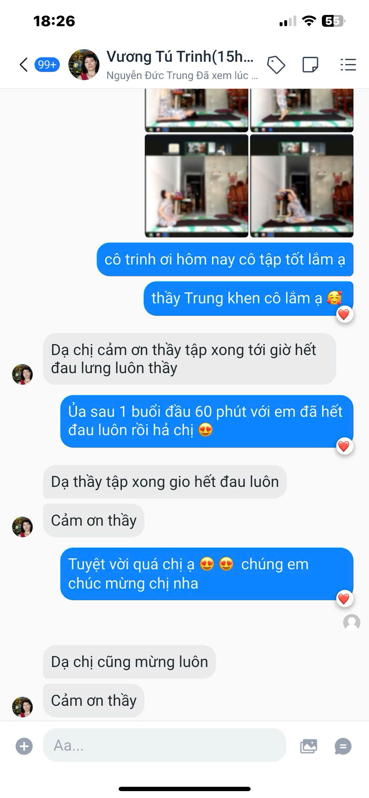 Phản hồi học viên