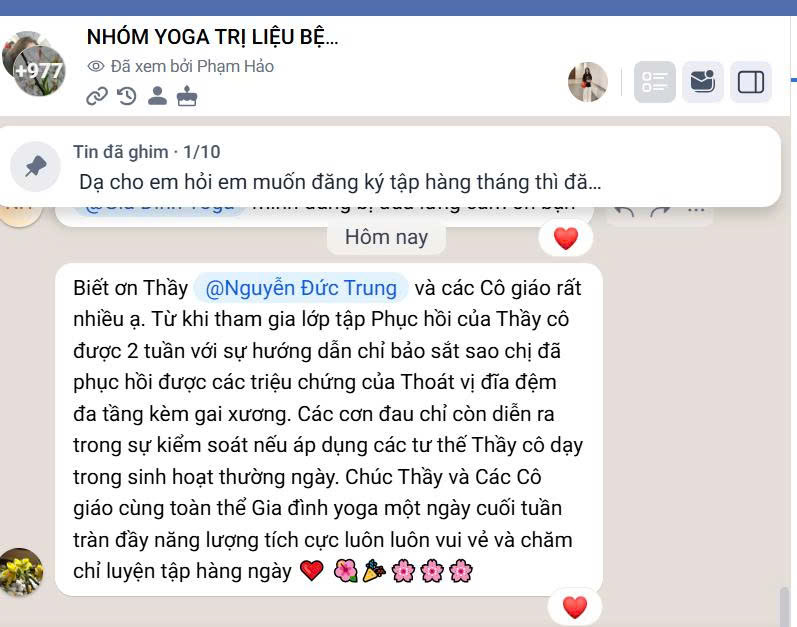 Phản hồi học viên